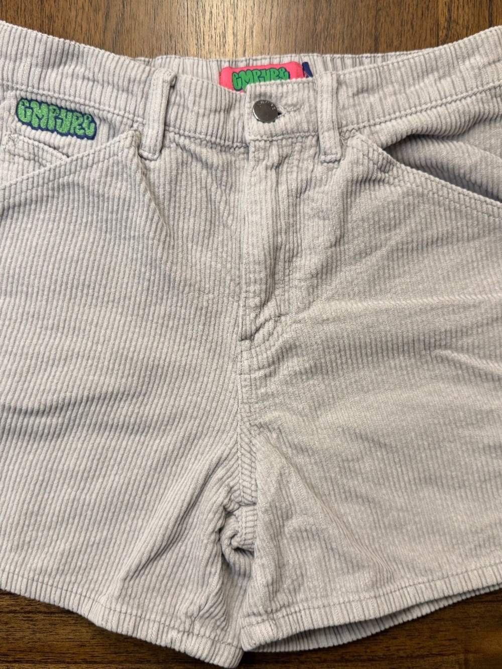 Empyre Course Corduroy Shorts Womens S Gray Skate